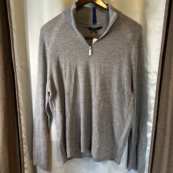 Perry Ellis Long Sleeve Half-zip - #112